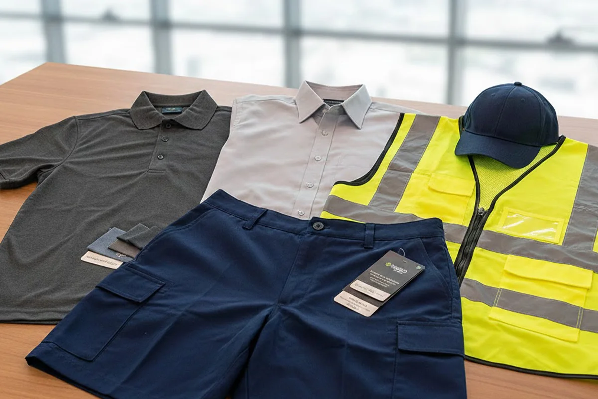 blended fabrics in uniforms