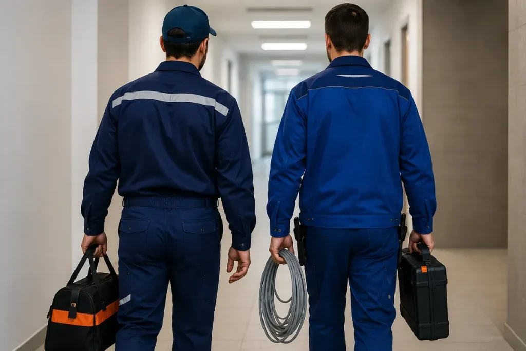 Professional Uniforms for Plumbers and Electricians