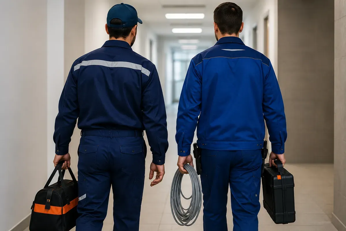 Professional Uniforms for Plumbers and Electricians